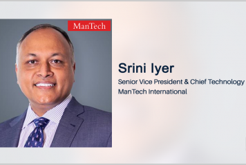 Srini Iyer: ManTech-Google Cloud Partnership Seeks to Help Agencies Advance Digital Modernization