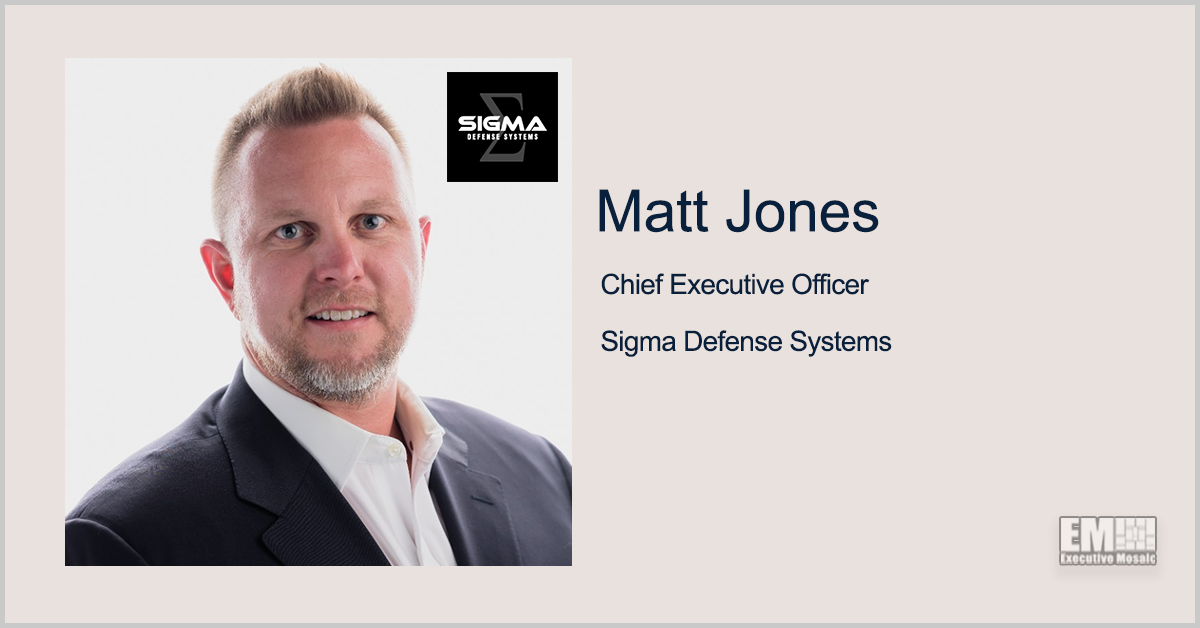 Sigma Defense Buys Sub U Systems to Grow Tech Portfolio; Matt Jones Quoted