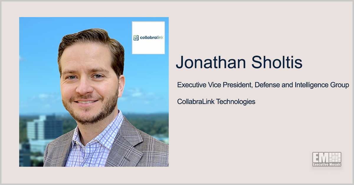 Jonathan Sholtis Named CollabraLink Defense, Intelligence Group EVP