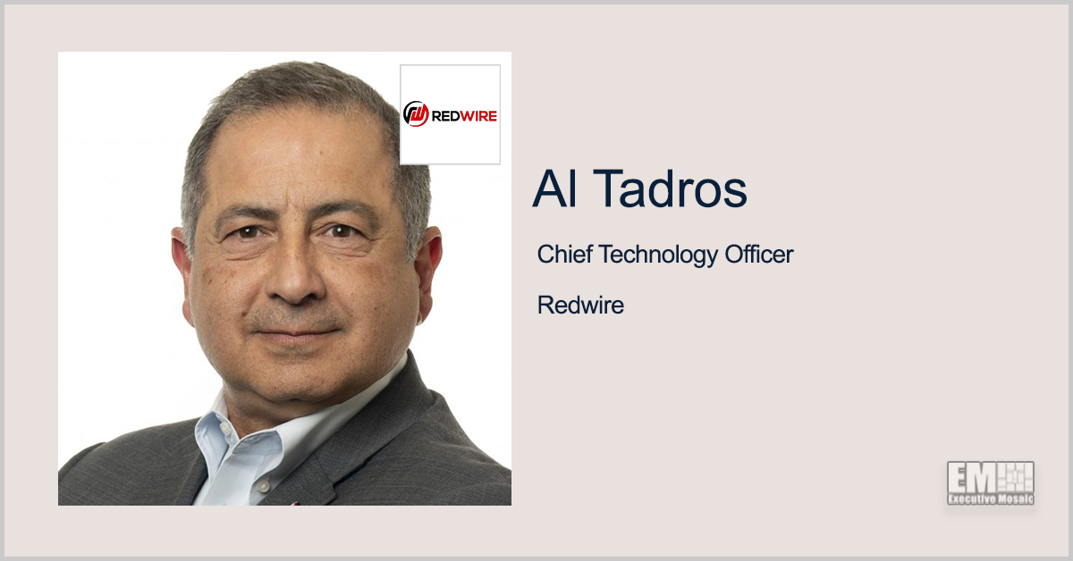 Al Tadros Appointed Redwire CTO in Series of Exec Moves