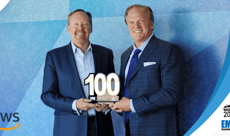 Executive Mosaic CEO Jim Garrettson Presents 2022 Wash100 Award to Max ...