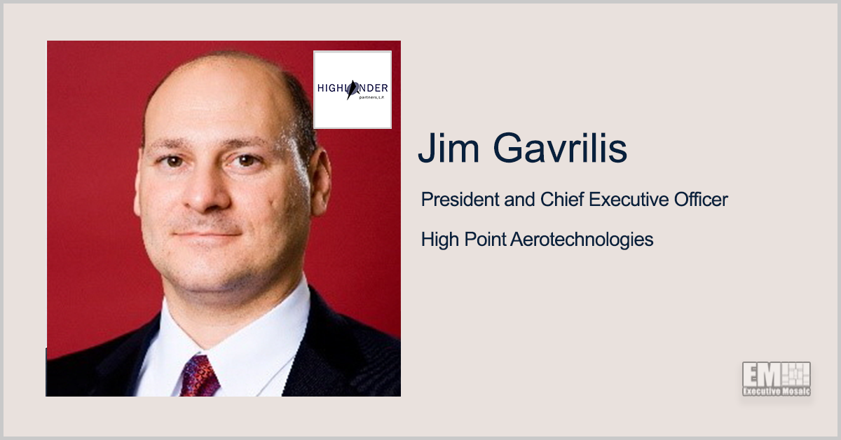 Jim Gavrilis Named President, CEO of High Point Aerotechnologies