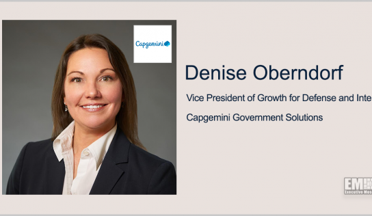 Q&A With Capgemini Government Solutions VP Denise Oberndorf Tackles Rapidly Evolving Tech Capabilities