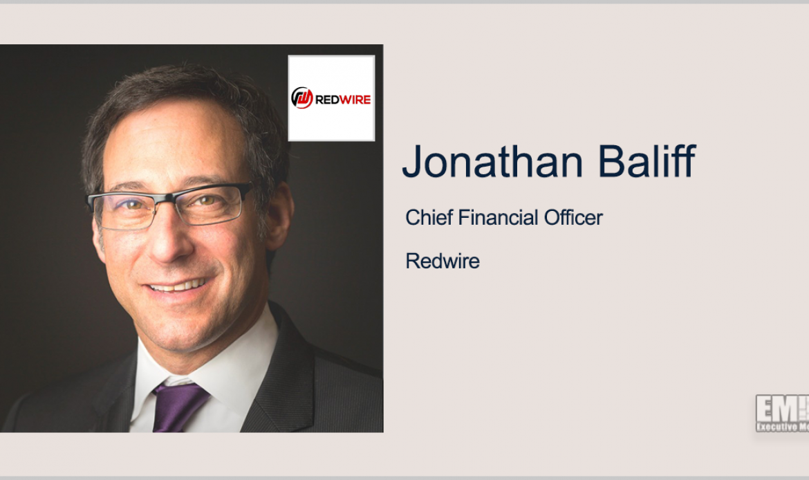 Jonathan Baliff Named Redwire CFO