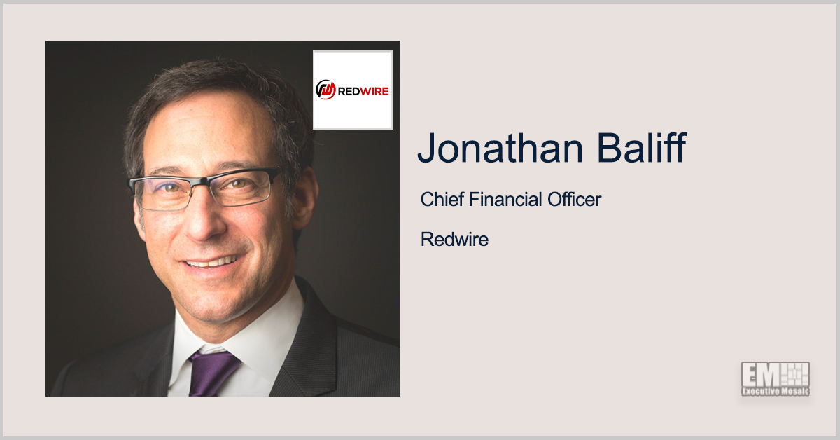 Jonathan Baliff Named Redwire CFO