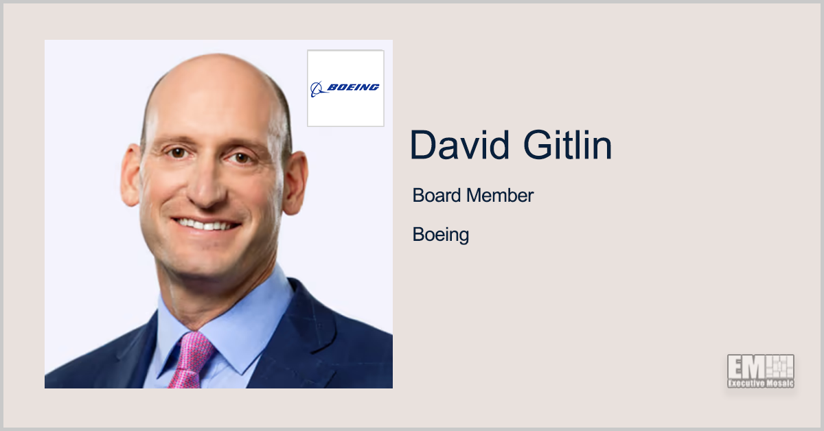 David Gitlin Elected to Boeing’s Board of Directors; Dave Calhoun Quoted