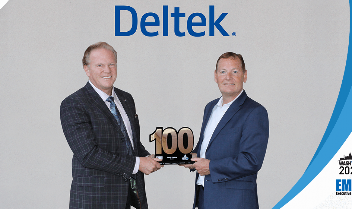 Executive Mosaic Presents Wash100 Award to GovCon Expert Kevin Plexico, SVP of Information Solutions at Deltek