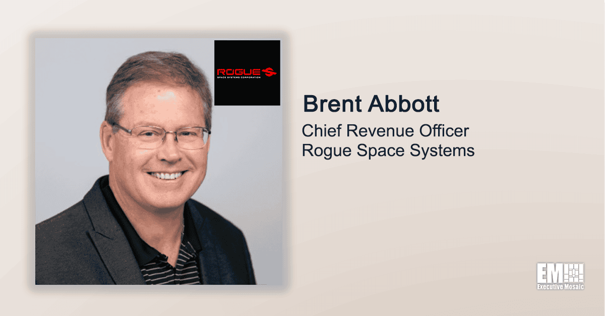 Brent Abbott Joins Rogue Space Systems as Chief Revenue Officer