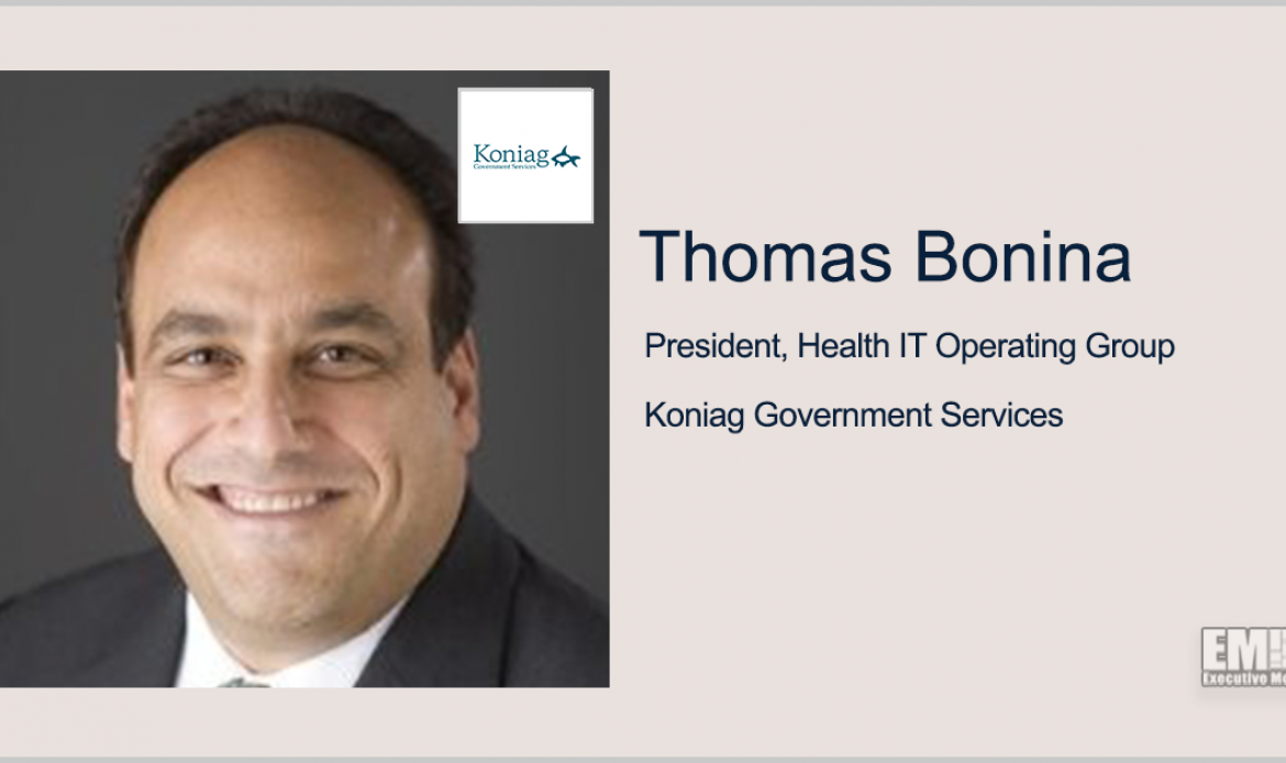Thomas Bonina Promoted to Koniag Government Services Health IT President
