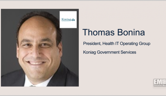 Thomas Bonina Promoted to Koniag Government Services Health IT President