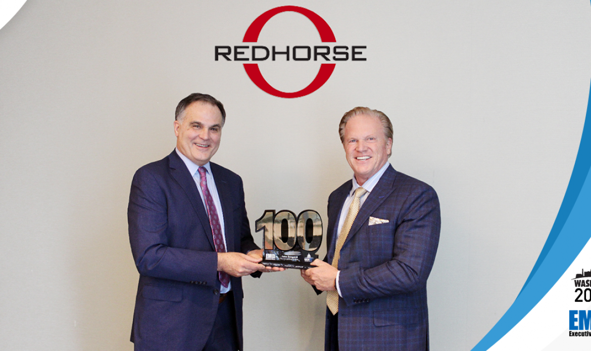 RedHorse CEO John Zangardi Receives His 1st Wash100 Award From Executive Mosaic CEO Jim Garrettson