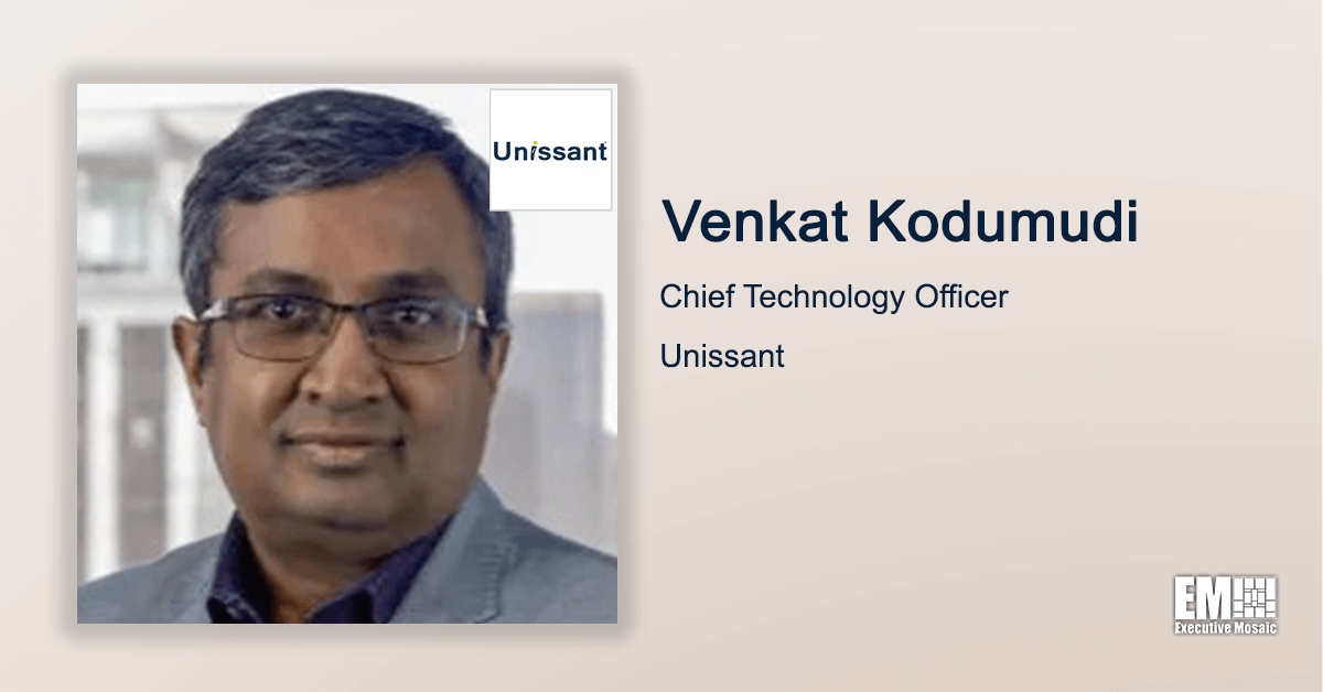 Former CGI Director Venkat Kodumudi Appointed Unissant CTO