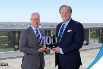 Leidos Defense Group President Gerry Fasano Presented 2022 Wash100 Award By Executive Mosaic CEO Jim Garrettson