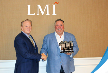 LMI CEO Doug Wagoner Presented 2022 Wash100 Award By Executive Mosaic CEO Jim Garrettson