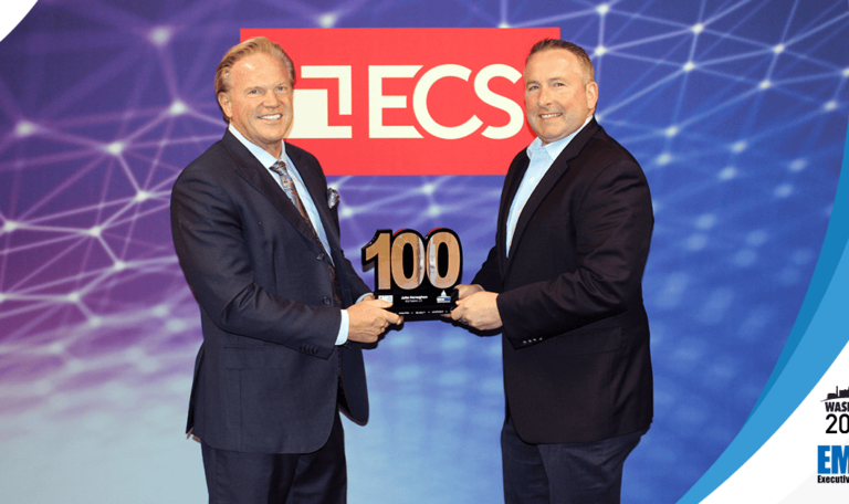 ECS President John Heneghan Receives 2022 Wash100 Award From Executive ...