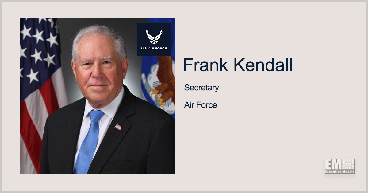 Air Force Secretary Frank Kendall Says He’s “Prepared to Accept Risk” to Field Capabilities Faster
