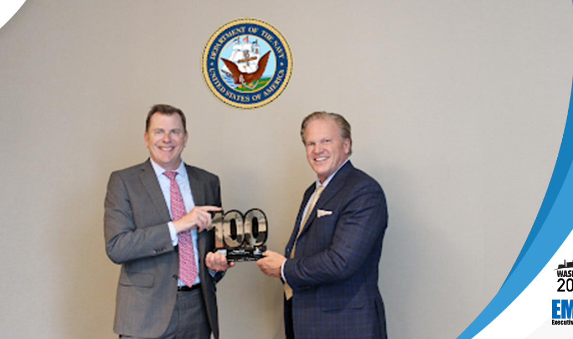 Navy CIO Aaron Weis Receives 3rd Wash100 Award From Executive Mosaic CEO Jim Garrettson
