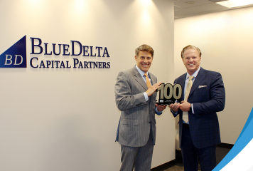 Mark Frantz, Co-Founder of Blue Delta Capital Partners, Presented 2022 Wash100 Award By Executive Mosaic CEO Jim Garrettson