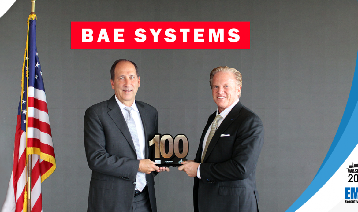 Al Whitmore, President of BAE’s I&S Sector, Receives 5th Wash100 Award From Executive Mosaic CEO Jim Garrettson