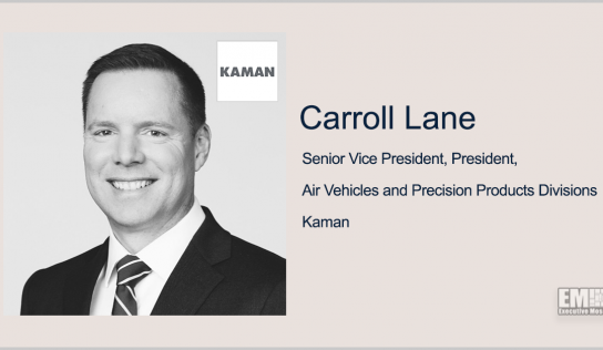 Carroll Lane Named Kaman SVP, Air Vehicles & Precision Products President