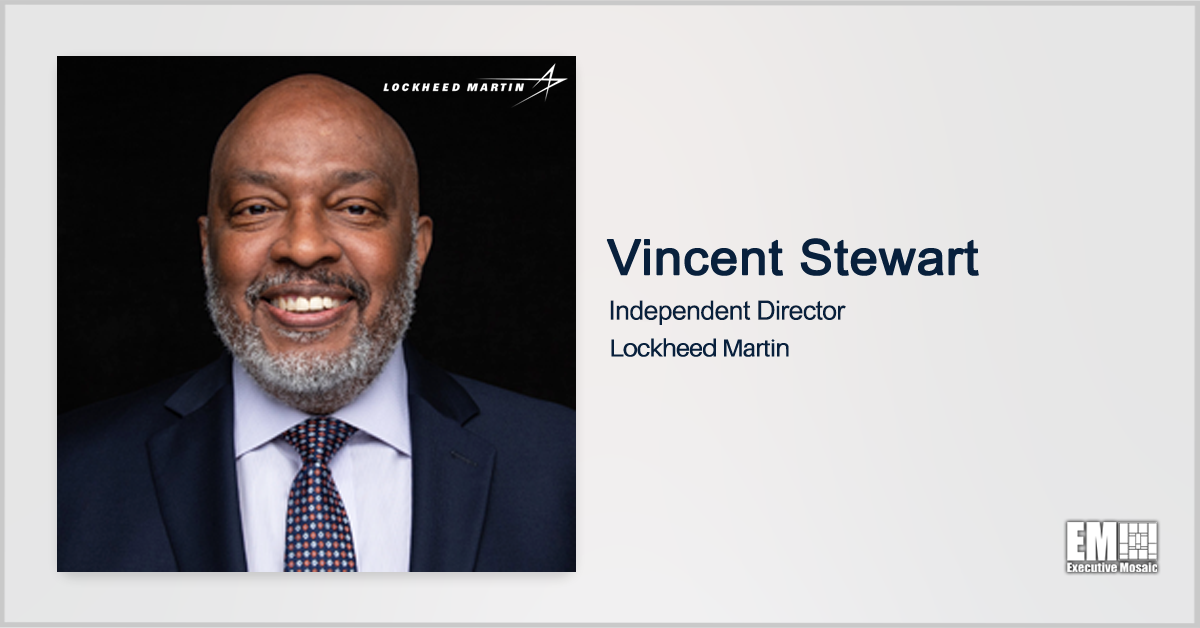 Retired US Marine Vincent Stewart Elected to Lockheed Board; Jim Taiclet Quoted