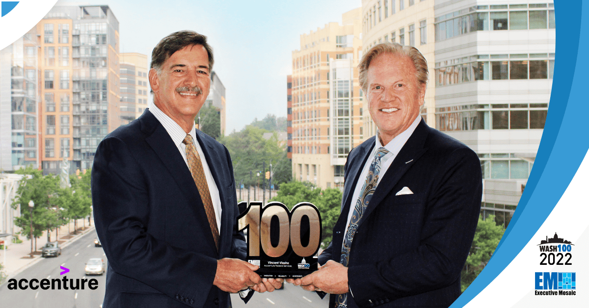 AFS Defense Portfolio Lead Vince Vlasho Receives 2022 Wash100 Award From Executive Mosaic CEO Jim Garrettson AFS Defense Portfolio Lead Vince Vlasho Receives 2022 Wash100 Award From Executive Mosaic CEO Jim Garrettson