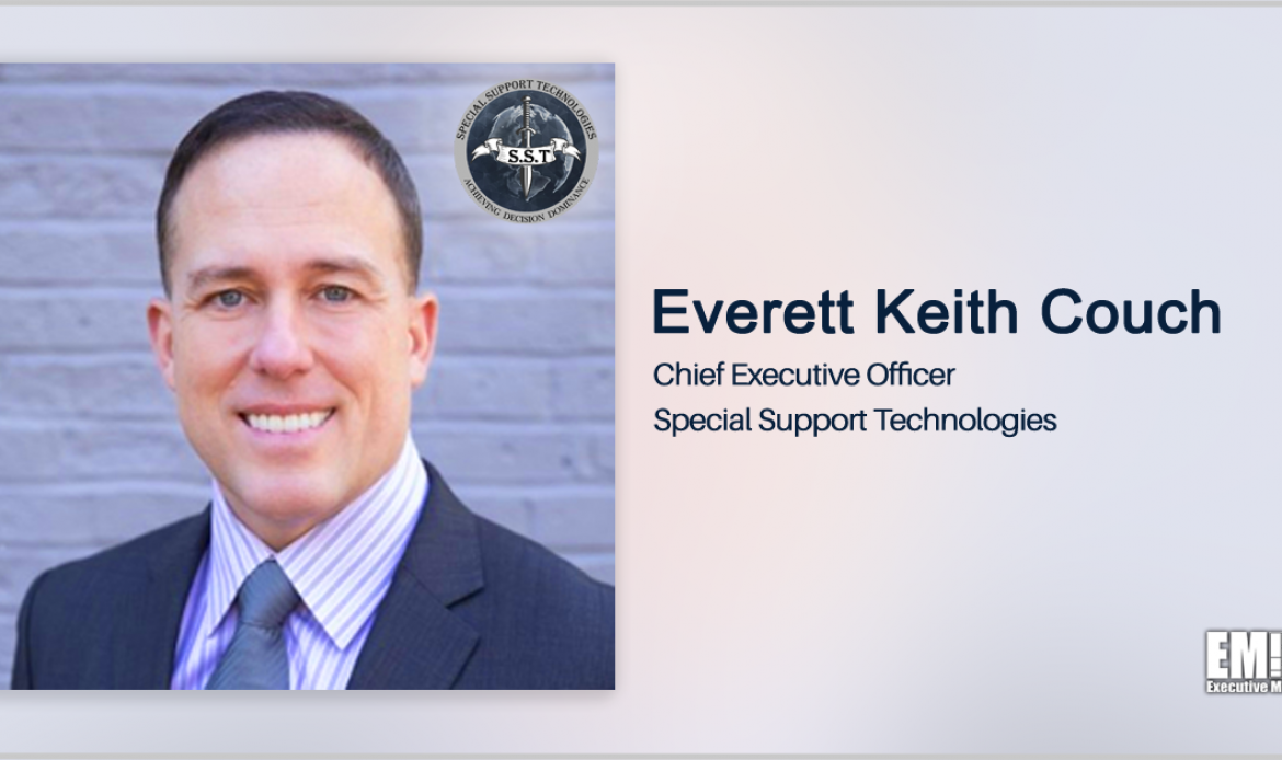 USMC Vet Everett Keith Couch Named CEO of Special Support Technologies