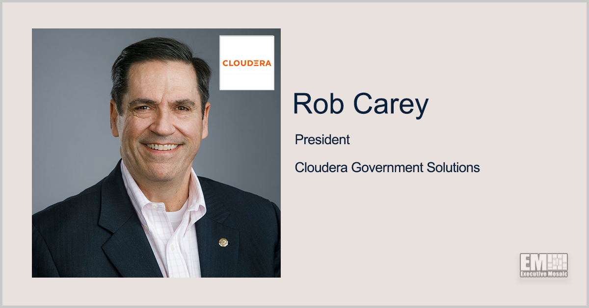 Video Interview: Cloudera’s Rob Carey on Government Cloud & Data Milestones