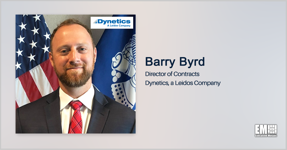 Barry Byrd Promoted to Contracts Director at Leidos Subsidiary Dynetics