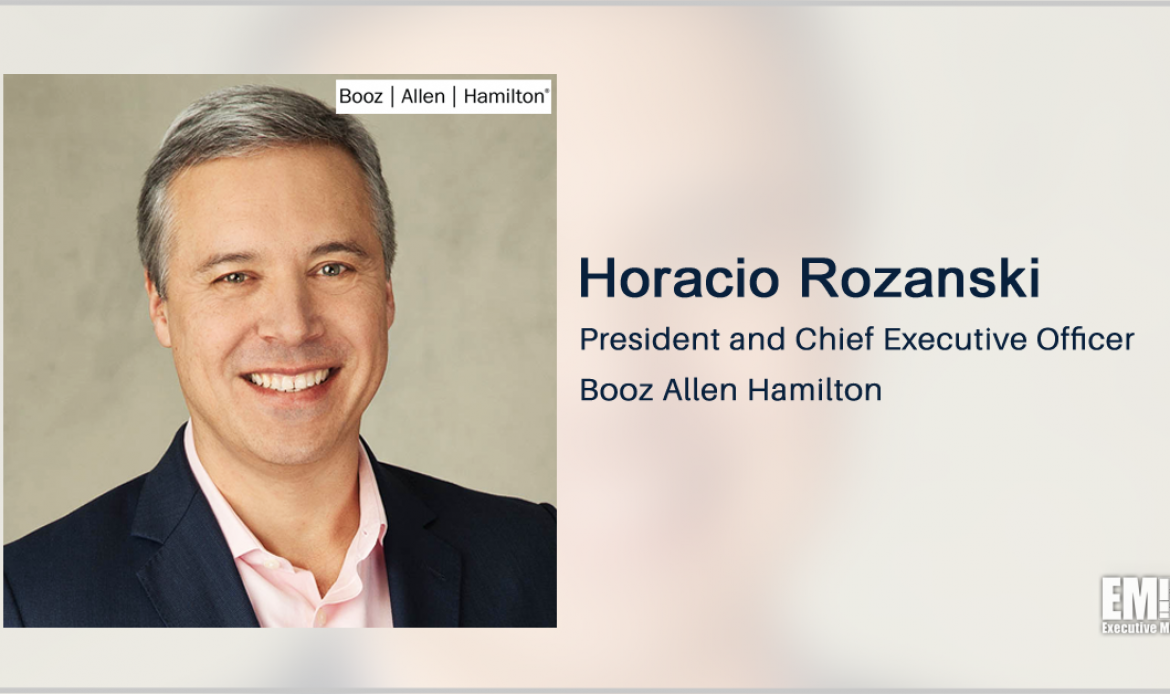 Booz Allen’s Fiscal 2023 Q1 Revenue Up 13%; Horacio Rozanski Says Company on Track to Meet Full-Year Expectations