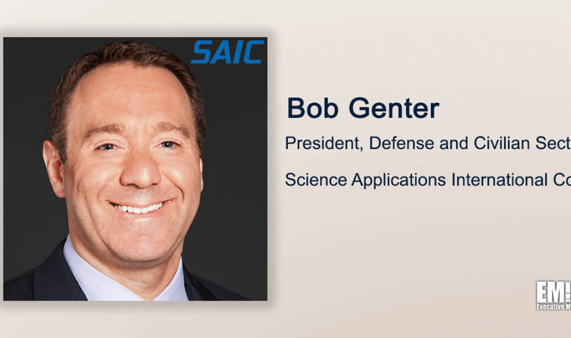 SAIC Lands $163M Contract to Help Maintain Navy Enterprise Networks; Bob Genter Quoted