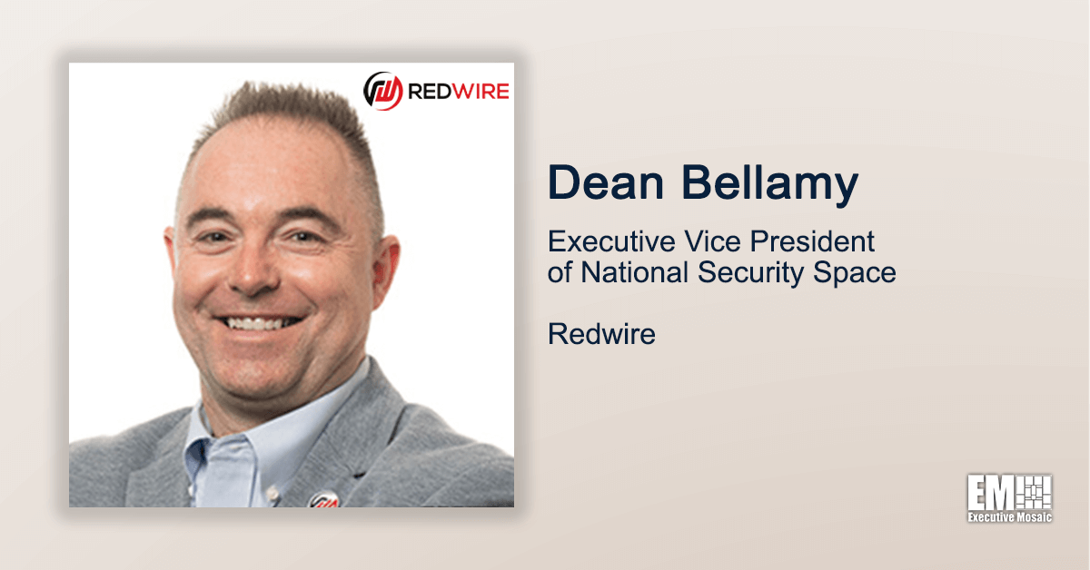 Redwire’s Dean Bellamy on Preparing for ‘Maneuver Warfare’ in Space Domain Through Advancing Satellite Development