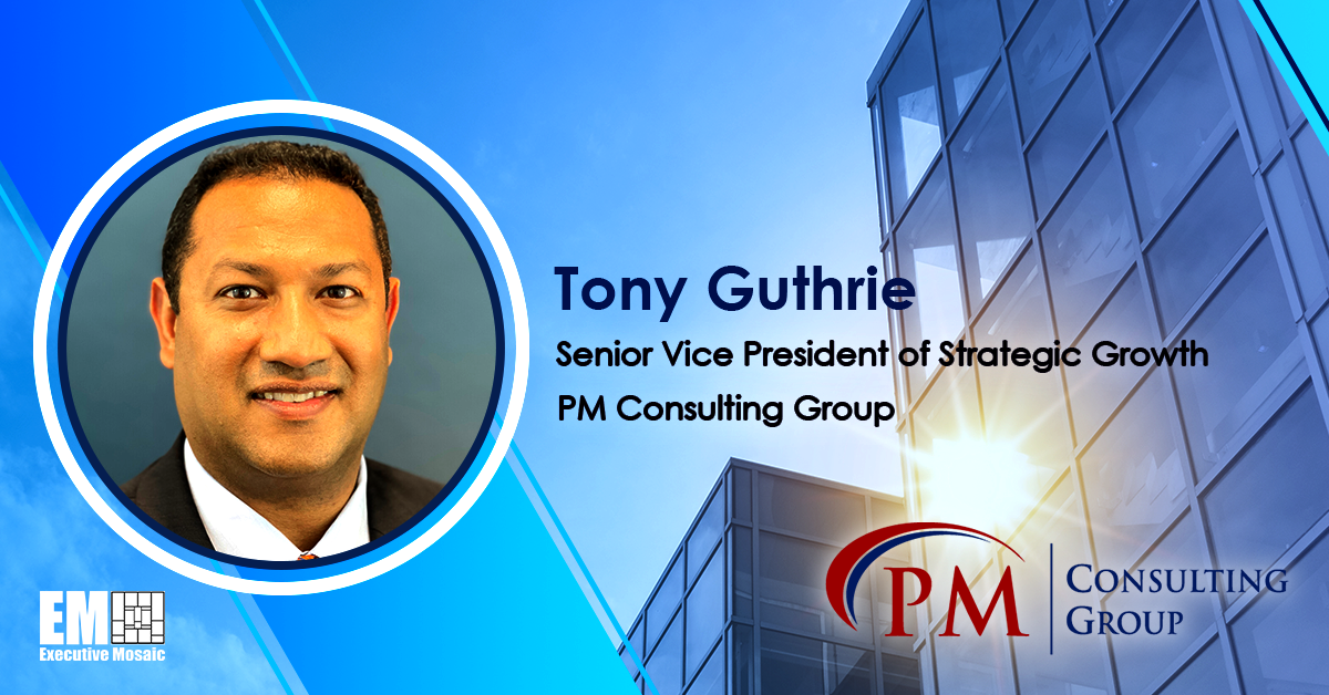 Tony Guthrie Named Strategic Growth SVP at PM Consulting Group