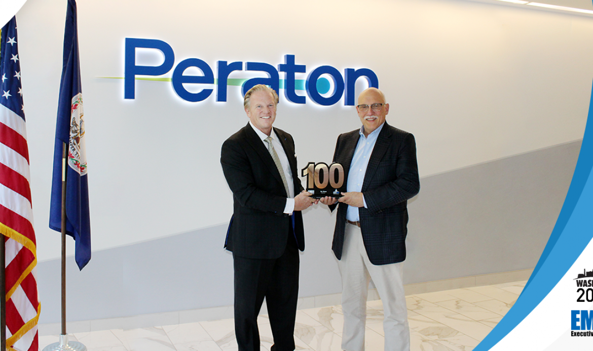 Peraton’s Stu Shea Presented 6th Wash100 Award By Executive Mosaic CEO Jim Garrettson