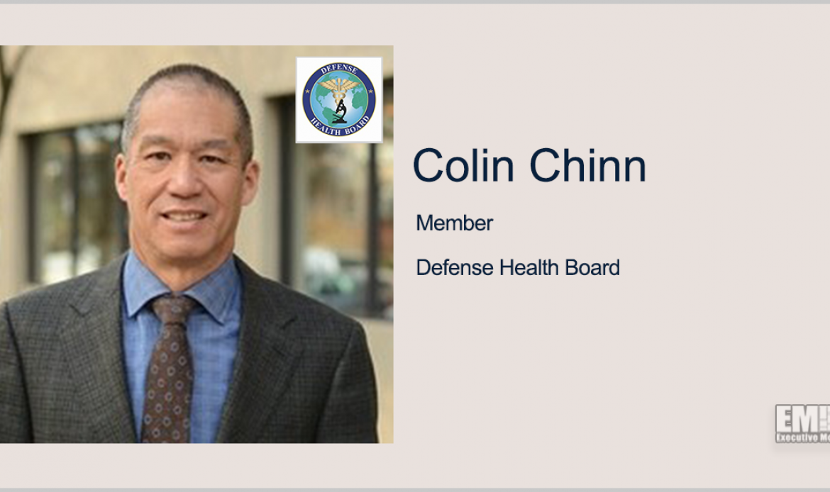 Peraton Chief Medical Officer Colin Chinn Joins Defense Health Board