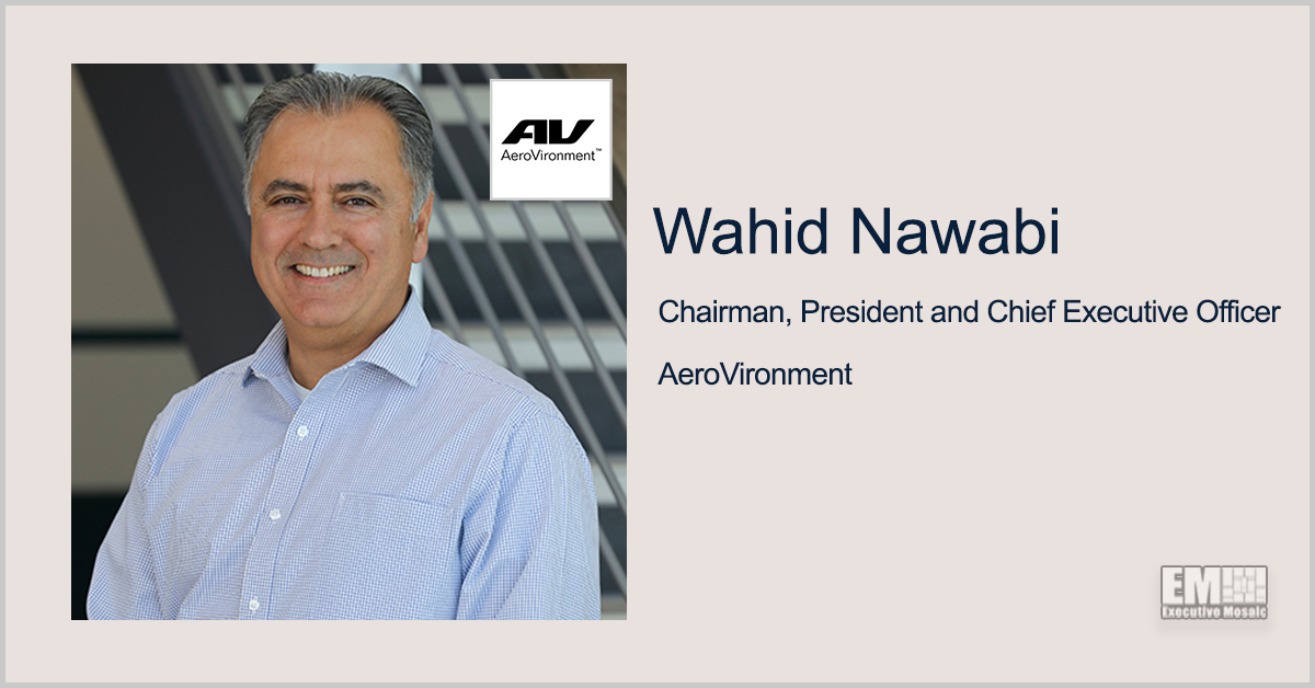AeroVironment Buys Unmanned Aircraft Navigation Tech Developer Planck; Wahid Nawabi Quoted