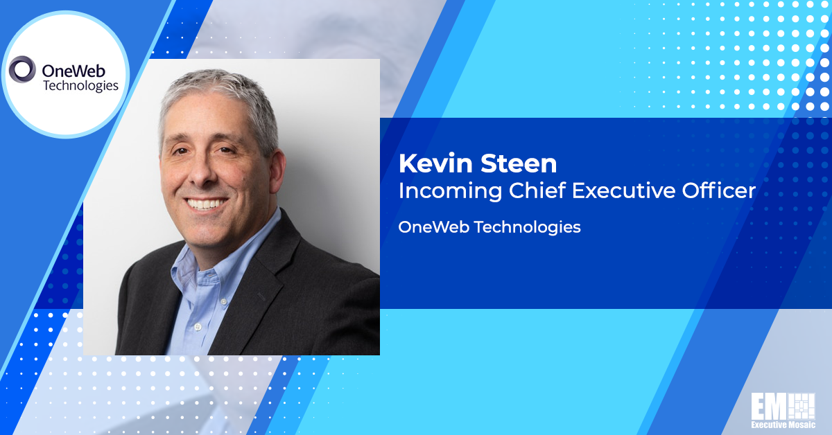 Kevin Steen to Succeed Bob Roe as OneWeb Technologies CEO