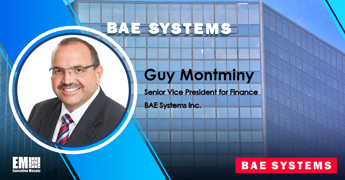 Guy Montminy Named Finance SVP at BAE’s US Subsidiary
