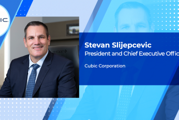 Cubic President, CEO Stevan Slijepcevic Receives 2022 Wash100 Award From Executive Mosaic