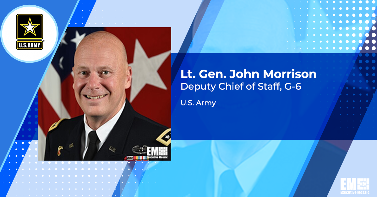 Army Lt. Gen. John Morrison Discusses Opportunities for 5G in US Military