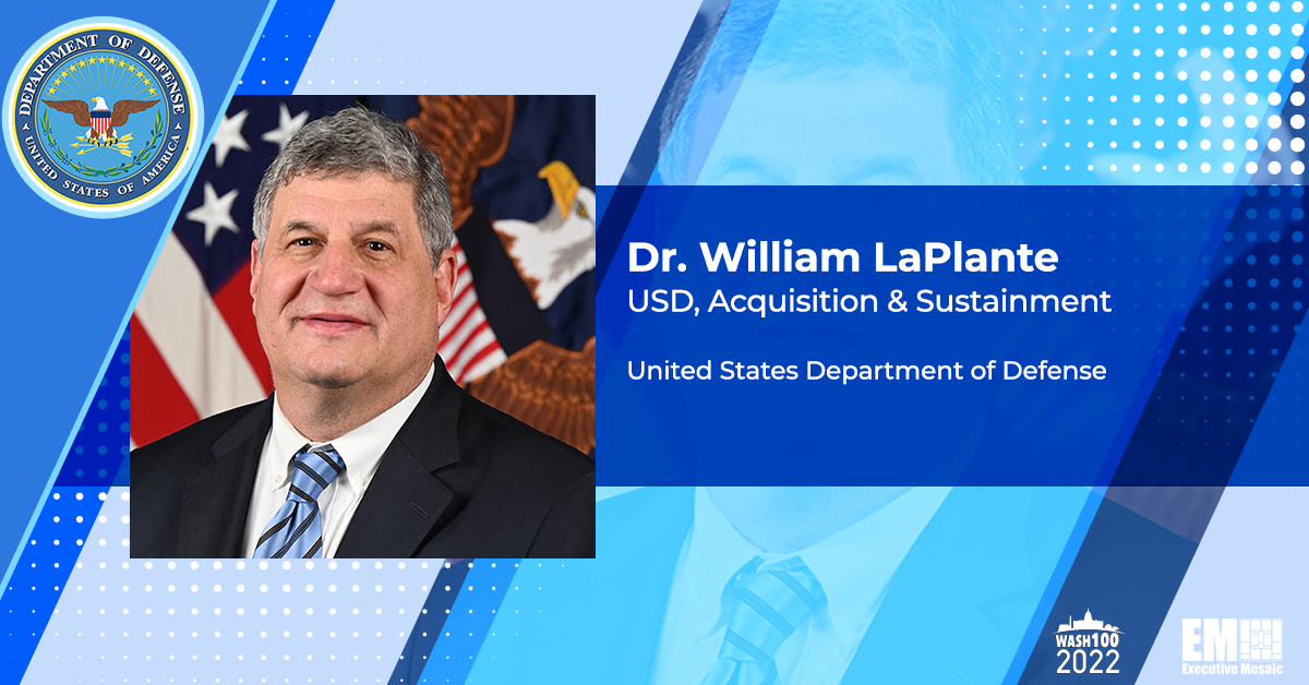 DOD Acquisition Head William LaPlante Calls for Urgency in Production of Defense Tech & Warfighter Capability
