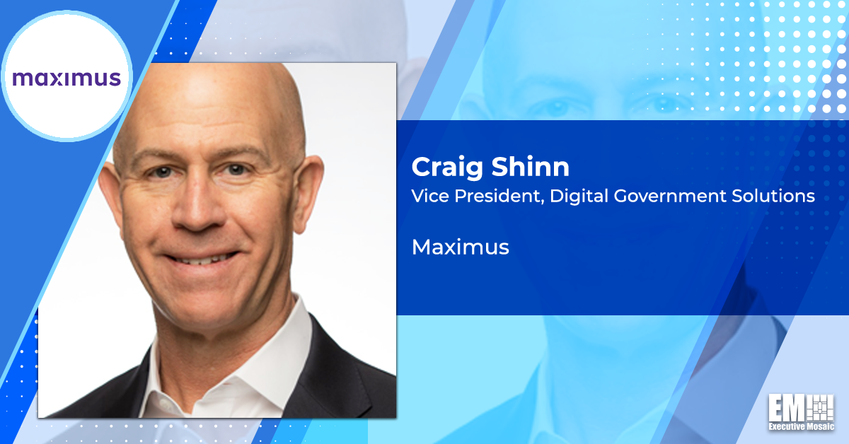 Craig Shinn Named Maximus Digital Government Solutions VP