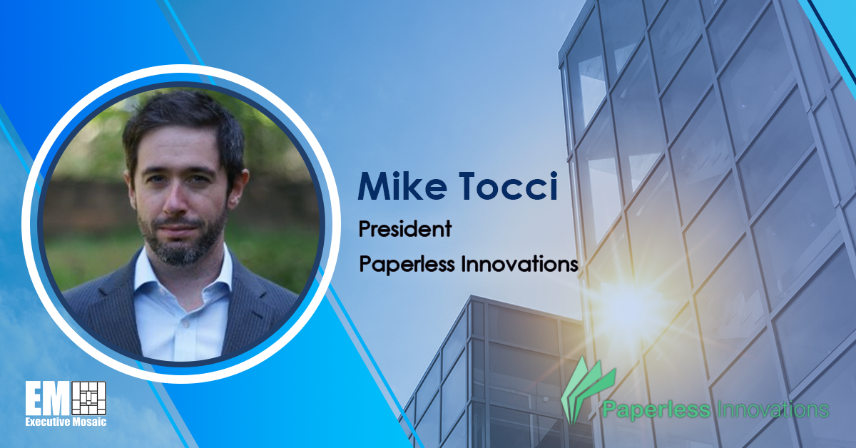 Q&A With Paperless Innovations President Mike Tocci Highlights Company’s Key Missions, Partnerships