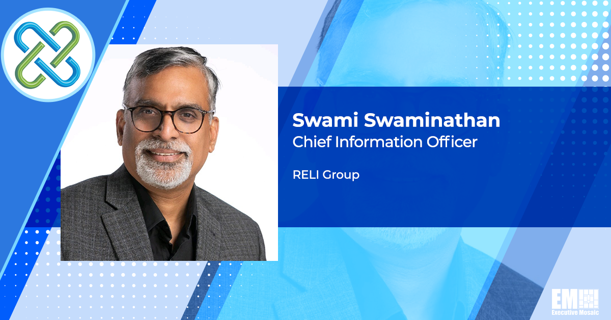 Reli Group CIO Swami Swaminathan Ascends to CEO Reli Group CIO Swami Swaminathan Ascends to CEO