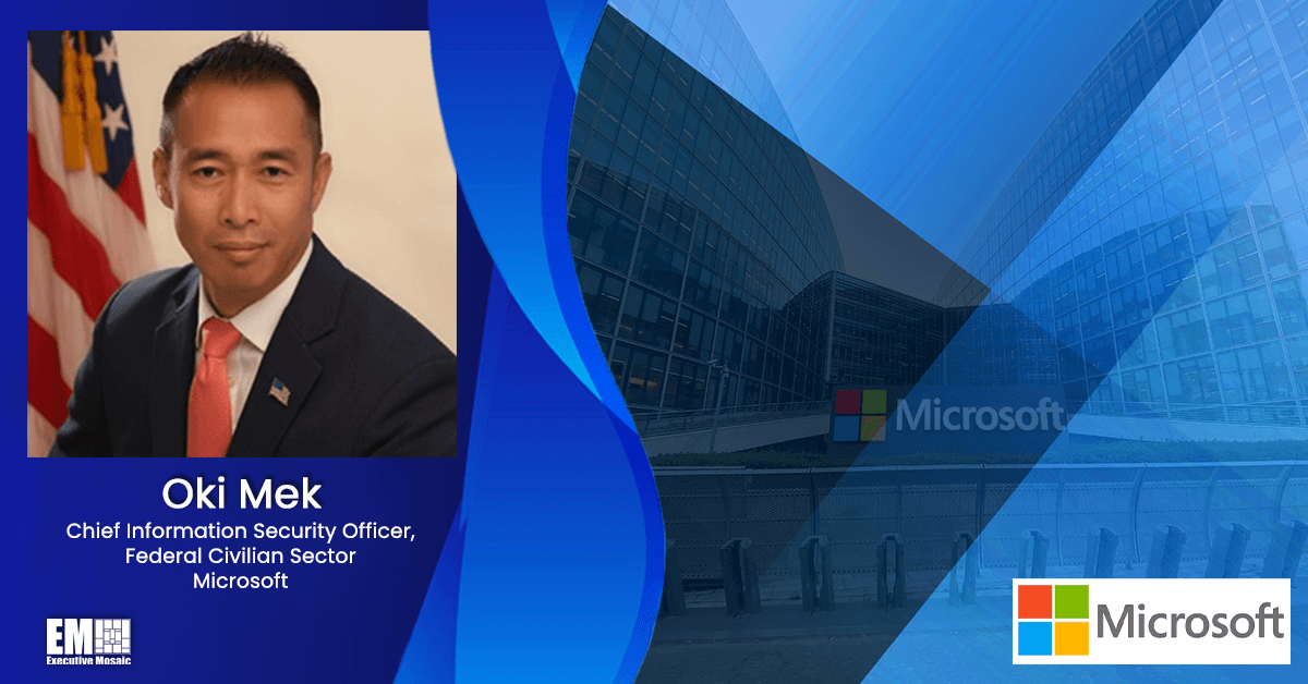 Former HHS Chief AI Officer Oki Mek Joins Microsoft as Federal Sector CISO