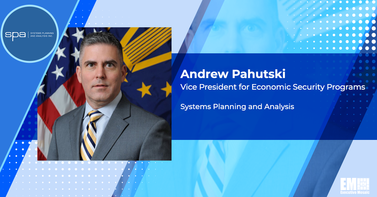 SPA Names Andrew Pahutski as Economic Security Programs VP