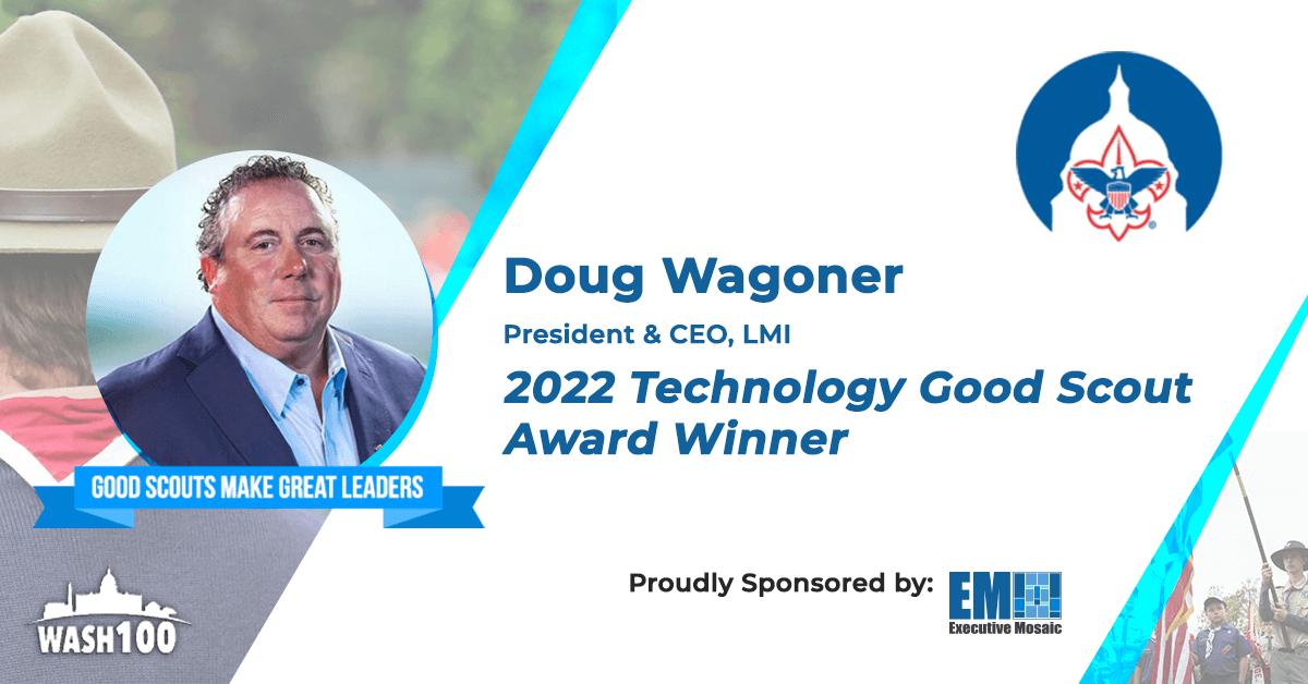 LMI CEO Doug Wagoner Receives 2022 Technology Good Scout Recognition