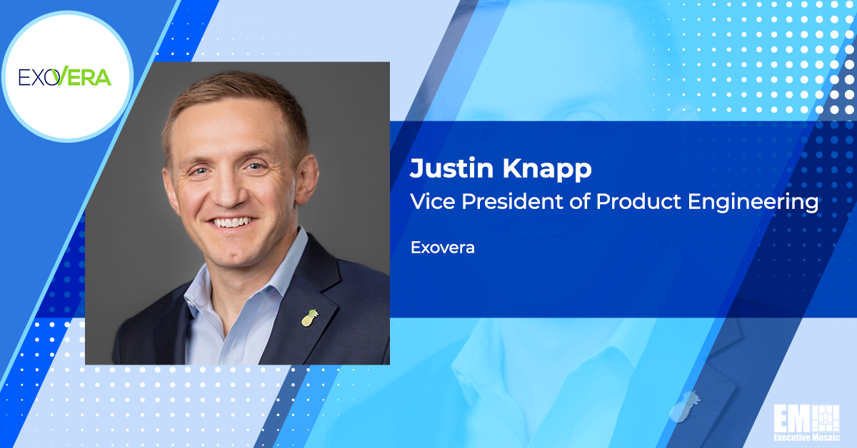 Booz Allen Vet Justin Knapp Joins SOSi’s Exovera Subsidiary in VP Role Booz Allen Vet Justin Knapp Joins SOSi’s Exovera Subsidiary in VP Role