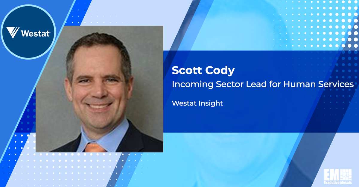 Westat Appoints Insight SVP Scott Cody as Human Services Sector Head