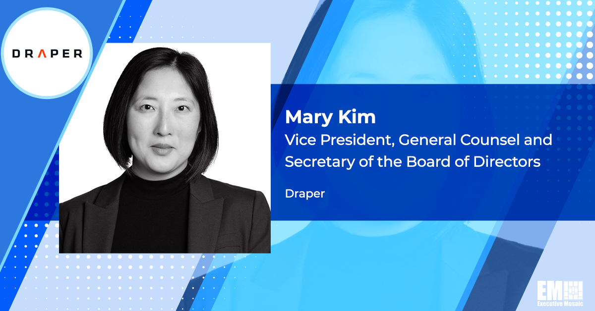 Draper Appoints Former General Dynamics Exec Mary Kim as VP, General Counsel